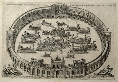 Naumachie. Anonyme XVIe s. Naumachiae idest...