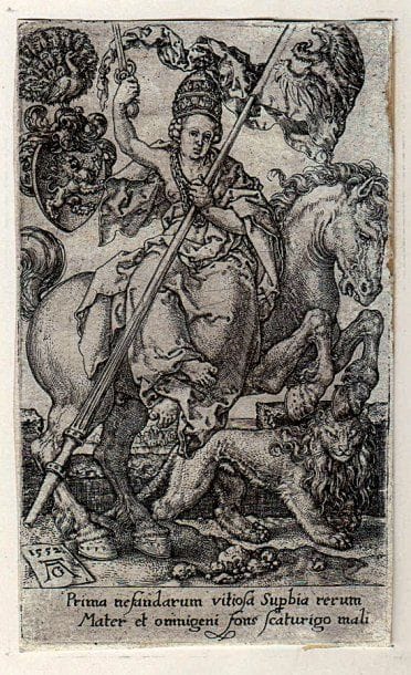 Heinrich Aldegrever
L'Envie. Planche d'une...