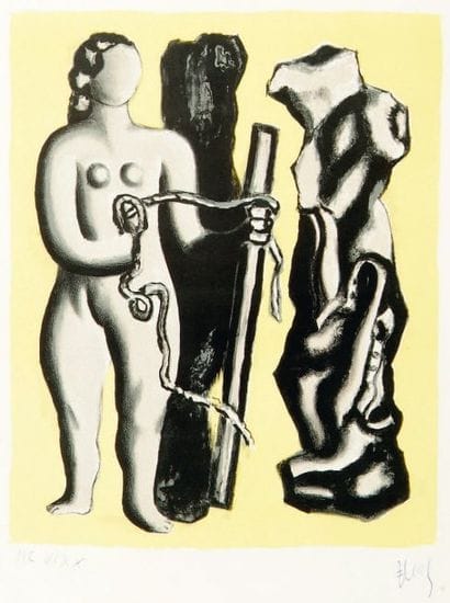 Fernand Léger (1881-1955)
Femme sur fond...