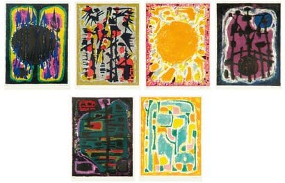 Alfred Manessier (1911-1993)
Sept lithographies...