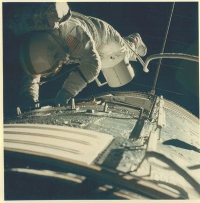 APOLLO XVII
L'astronaute Ronald EVANS durant...