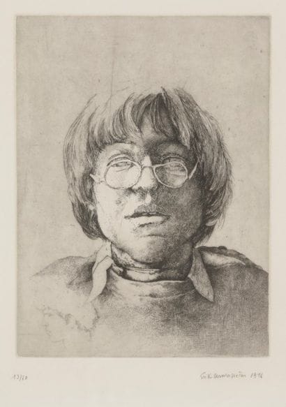 Erik DESMAZIERES (né en 1948)
Portrait aux...