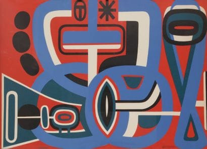 Jean DEWASNE 1921-1999)
Composition
Lithographie.
Signée...