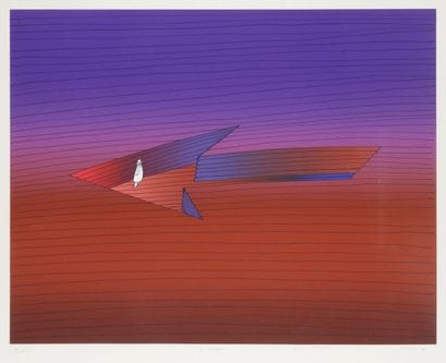 Jean-Michel FOLON (1934-2005)
Le Chemin
Sérigraphie.
Sérigraphie...