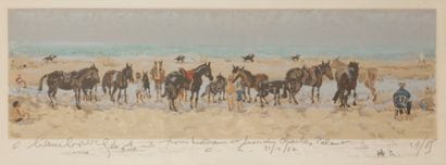 André HAMBOURG (1909-1999)
Les Chevaux sur...