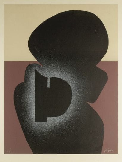 Ladislas KIJNO (1921-2012)
Composition
Lithographie.
Signée...