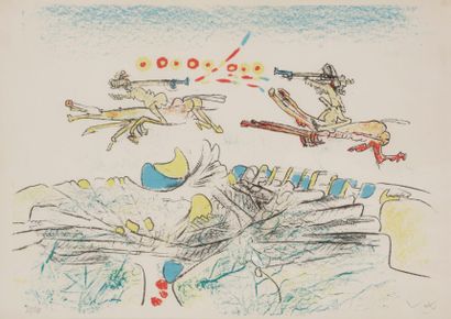 Roberto MATTA (1911-2002)
Composition
Lithographie.
Signée...
