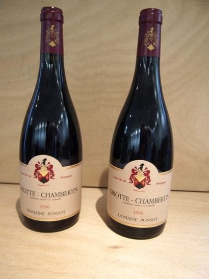 PONSOT
2 Bouteilles GRIOTTE CHAMBERTIN (Grand...