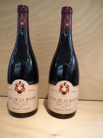 PONSOT
2 Bouteilles CLOS DE LA ROCHE VIEILLES...