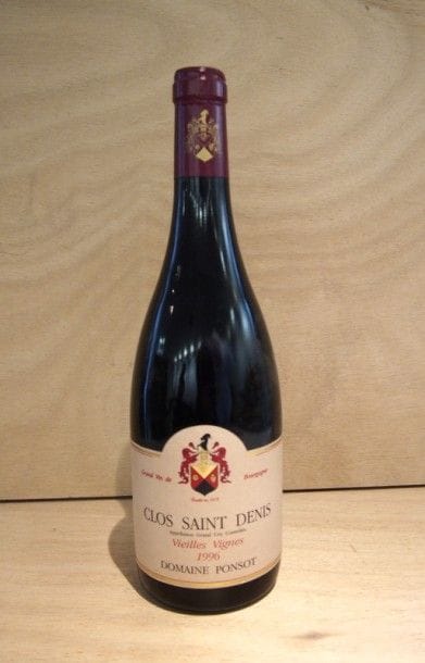 PONSOT
1 Bouteille CLOS SAINT DENIS VIEILLES...