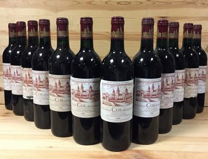 ST ESTÈPHE
12 Bouteilles CHÂTEAU COS D'ESTOURNEL...