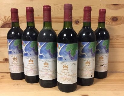 Pauillac
6 Bouteilles CHÂTEAU MOUTON ROTHSCHILD...