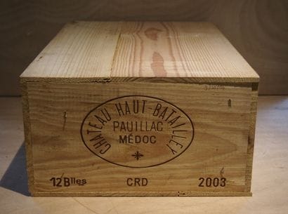 Pauillac
12 Bouteilles CHÂTEAU HAUT BATAILLEY...