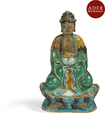 CHINE - Époque MING (1368 - 1644)
Statuette...