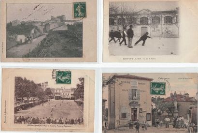 HERAULT : lot de 4 cpa
