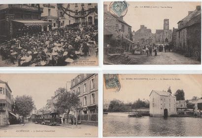 ILLE ET VILAINE : lot de 11 cpa