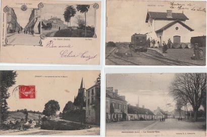 INDRE : lot de 16 cpa