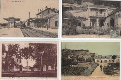 INDRE-ET-LOIRE : lot de 11 cpa
