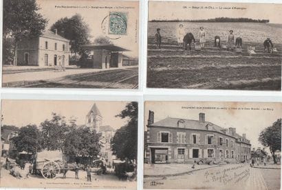 LOIR-ET-CHER : lot de 6 cpa