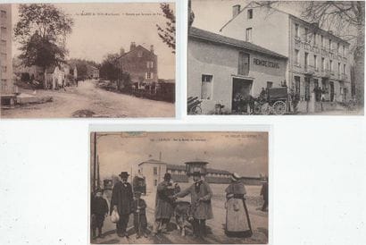 HAUTE-LOIRE : lot de 4 cpa