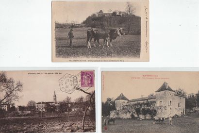 LOT-ET-GARONNE : lot de 3 cpa