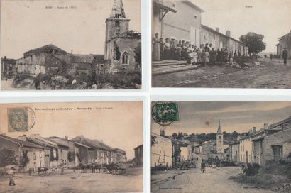 MEURTHE-ET-MOSELLE : lot de 25 cpa
