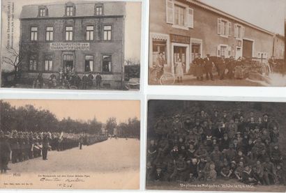 MOSELLE : lot de 4 cpa