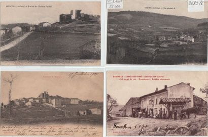 ARDECHE : lot de 83 cpa
