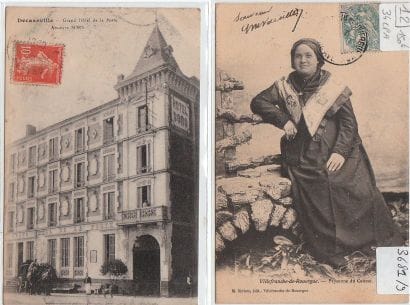 AVEYRON : lot de 34 cpa