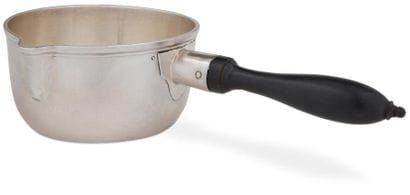 Casserole en argent à bordure de filets,...