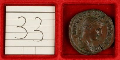 GORDIEN III LE PIEUX. Sesterce de Rome en...