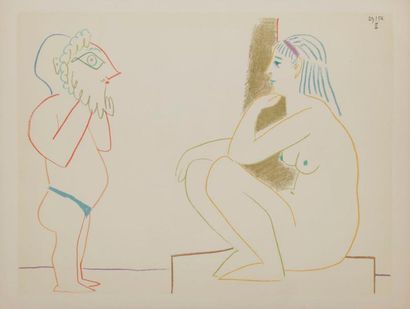 PICASSO (Pablo). 
Suite de 180 dessins de...