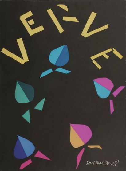 [REVUE].
Verve.
Ensemble de 7 numéros de...