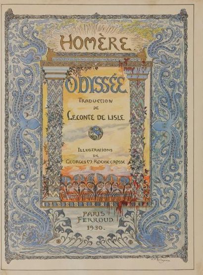 [ROCHEGROSSE (Georges)] - HOMÈRE.
Odyssée.
Paris...