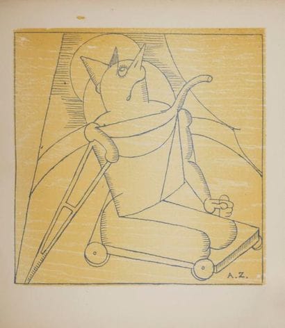 [ZARRAGA (Angel)] - CENDRARS (Blaise).
Profond...