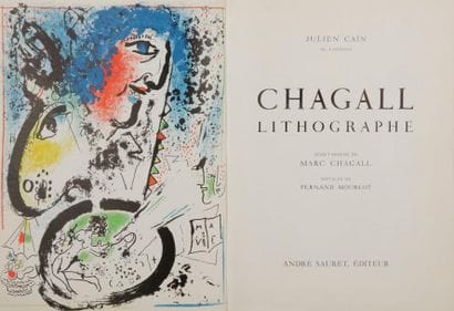 [CHAGALL (Marc)].
Chagall lithographe.
Monte-Carlo...