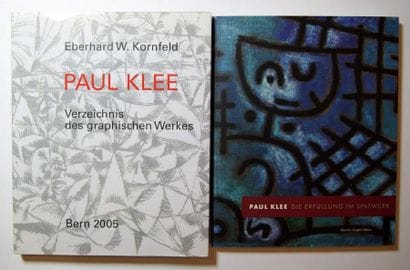 [KLEE (Paul)].
Ensemble de 2 ouvrages sur...