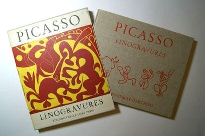 [PICASSO (Pablo)].
Pablo Picasso. Linogravures....