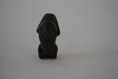 Belle amulette représentant la divinité Zémi...