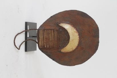 Rare Mukha Kina de chef. Plaque ovoide en...