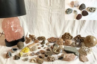 Ensemble de divers minéraux de petites tailles...
