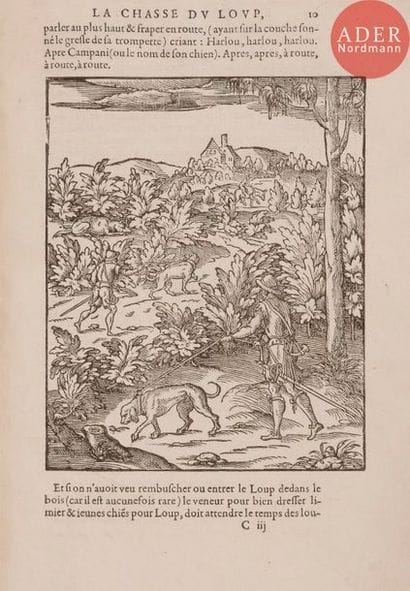 CLAMORGAN (Jean de).
La Chasse du loup, necessaire...