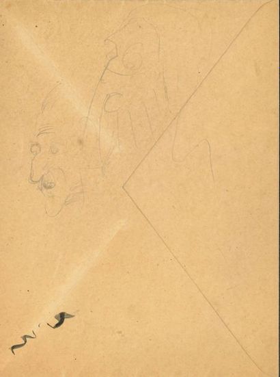 Jean COCTEAU. Dessins à la mine de plomb,...
