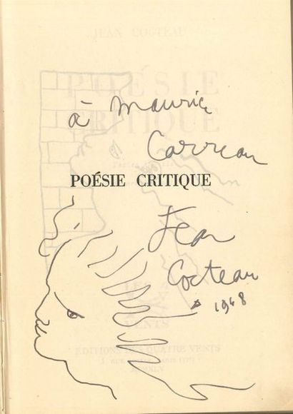 Jean COCTEAU. Poésie critique. Textes choisis...