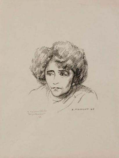 [COLETTE]. André MARGAT (1903-1997) peintre...