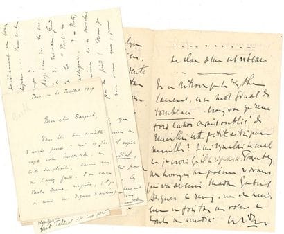 DIVERS. 19 lettres, la plupart L.A.S. à Gabriel...