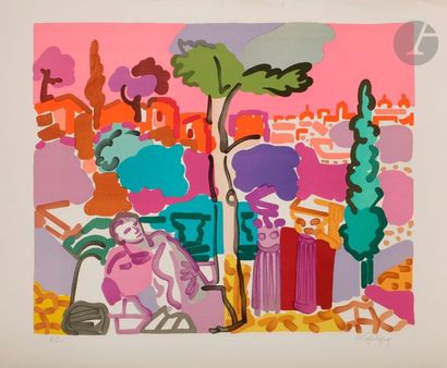 Charles LAPICQUE (1898-1988)
Ruine sur le...