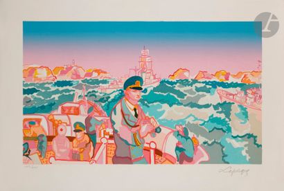Charles LAPICQUE (1898-1988)
Manœuvres en...