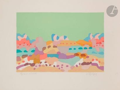 Charles LAPICQUE (1898-1988)
Lagune bretonne,...