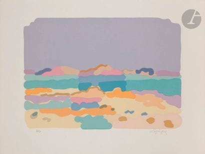 Charles LAPICQUE (1898-1988)
Lagune bretonne,...